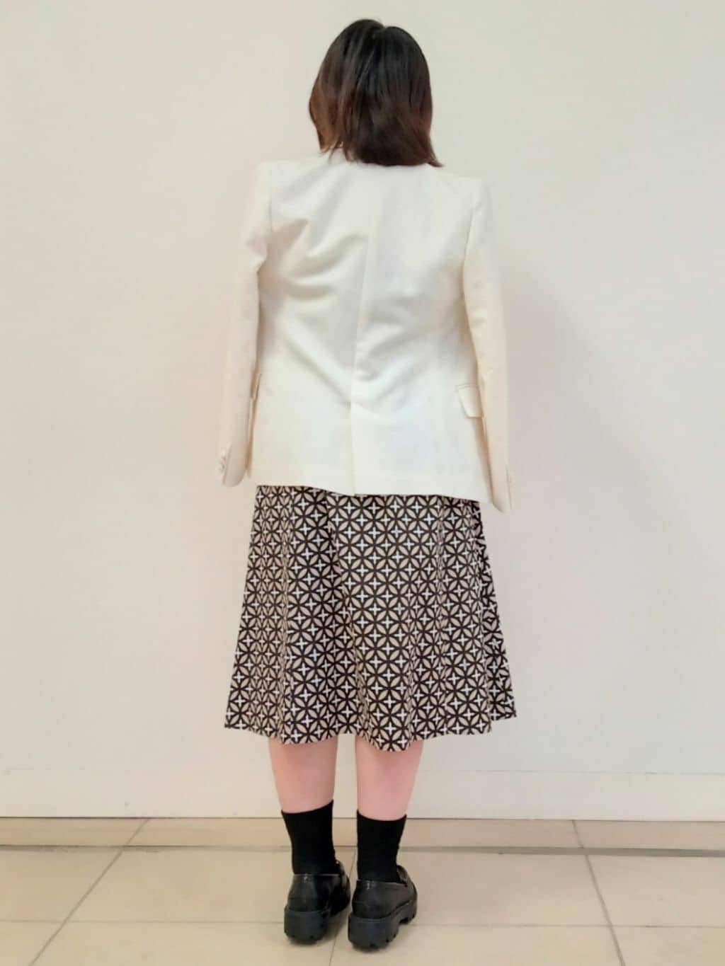 emiさんの「DRESSTERIOR｜【セットアップ可】リネンブレンドダブルブレストジャケット」を使ったコーディネート