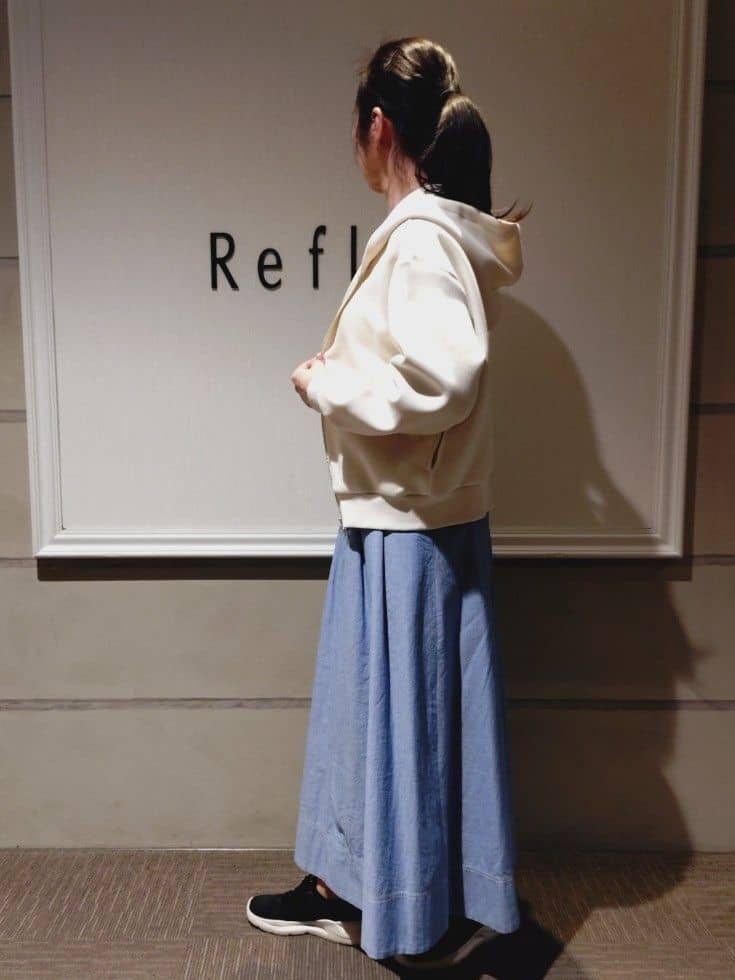 Kさんの「Reflect｜ダブルジップドロップショルダーパーカー」を使ったコーディネート