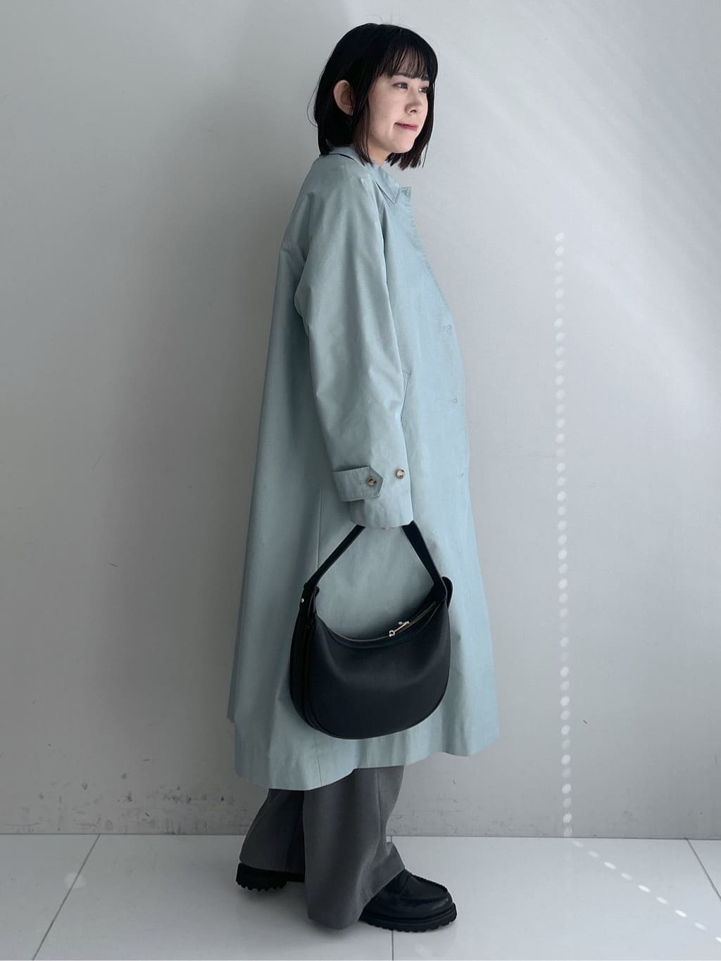 Hirokaさんの「Dessin｜シャンブレースプリングコート」を使ったコーディネート