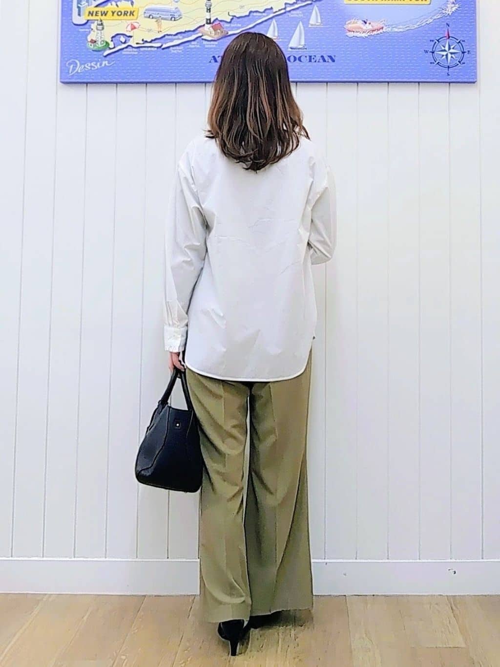 itoさんの「Dessin｜【洗える】フリルネックブラウス」を使ったコーディネート