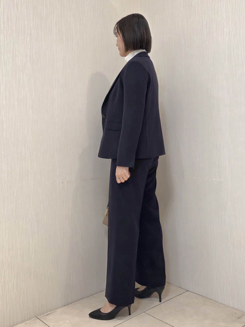 naokoさんの「UNTITLED｜◆【通年活躍/洗えるスーツ】テーラードジャケット」を使ったコーディネート