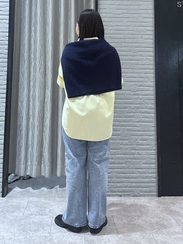 chさんの「THE SHOP TK｜【POLO BCS 別注】ストライプOXシャツ」を使ったコーディネート