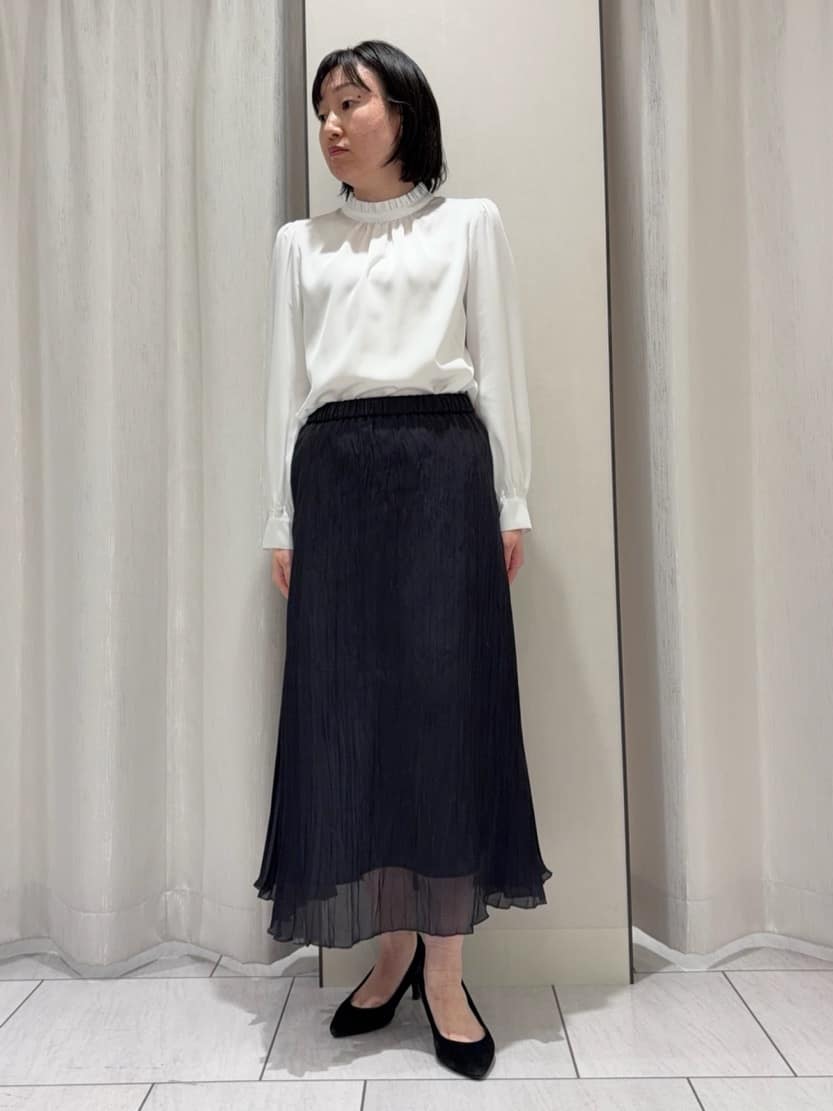 わたなべさんの「UNTITLED｜【きれいめ】ツイード ペプラムジャケット」を使ったコーディネート