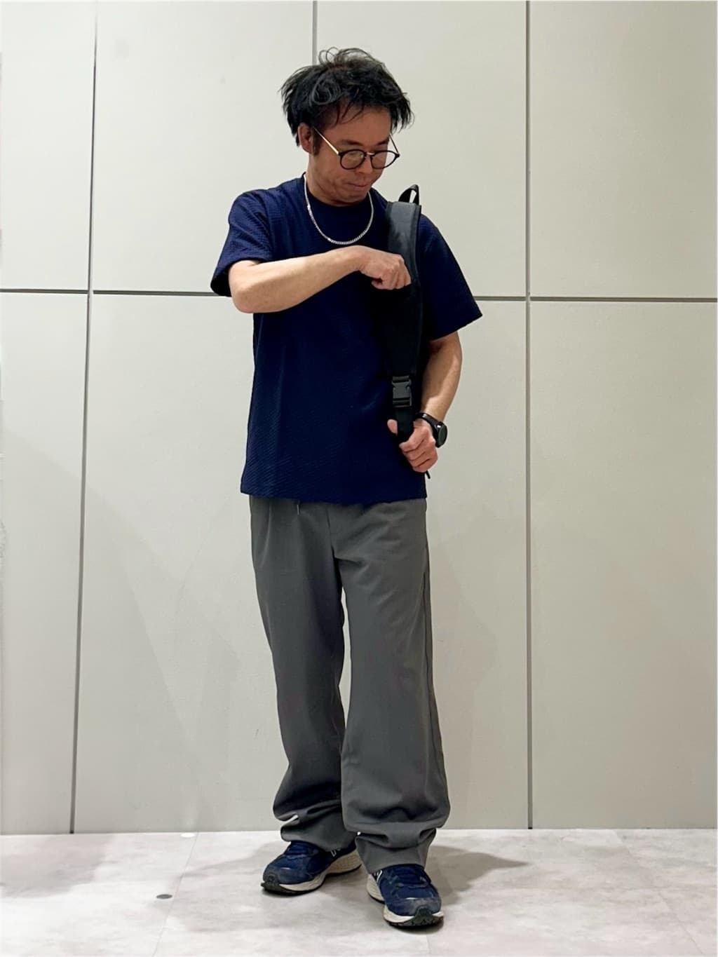 KENJI Iさんの「THE SHOP TK｜FLEX LINE  カバーオール　ストレッチ/防シワ/マシンウォッシャブル/セットアップ可」を使ったコーディネート