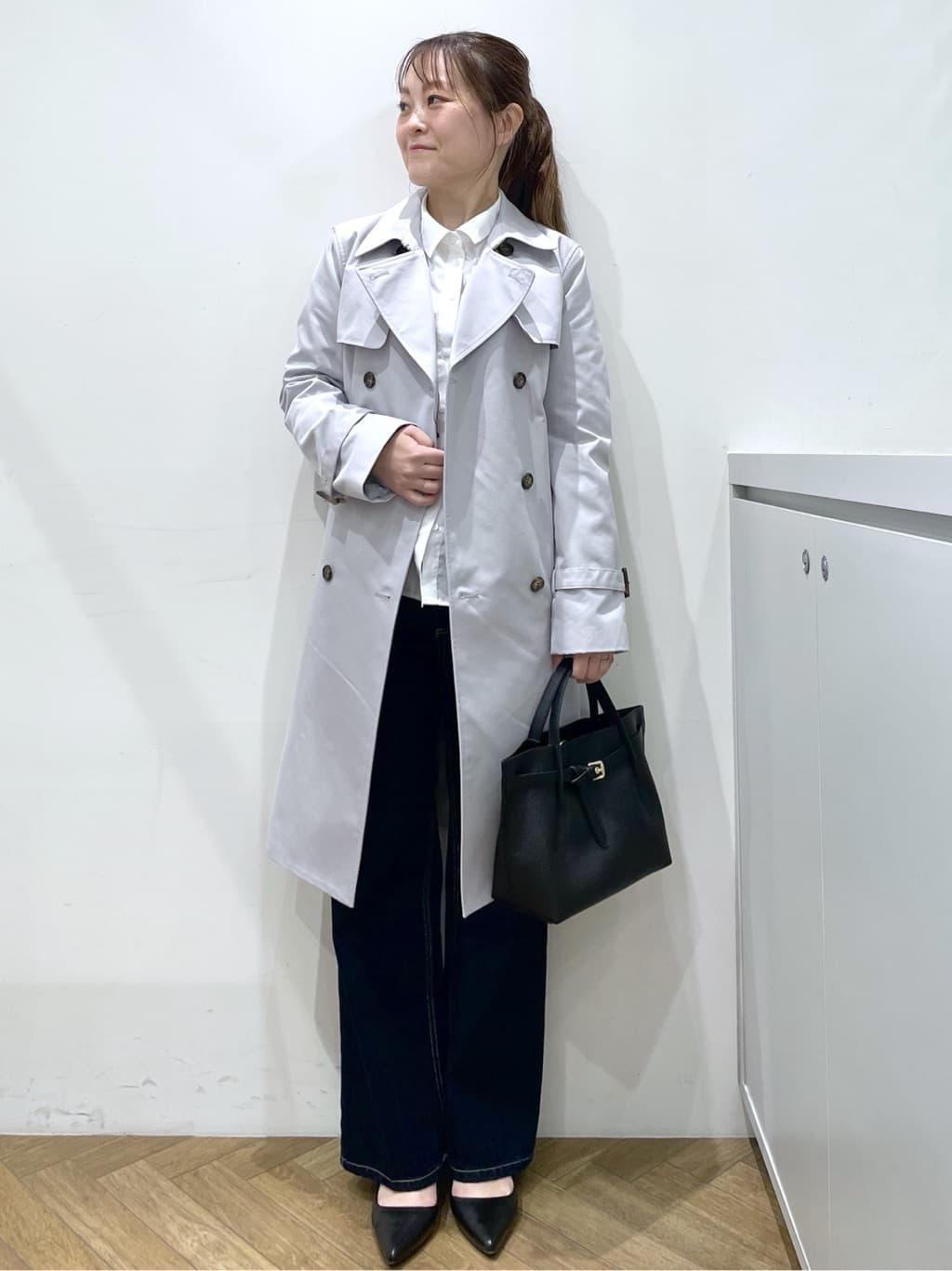 Junさんの「index｜ボリュームスリーブブラウス【洗濯機OK】《5col》」を使ったコーディネート