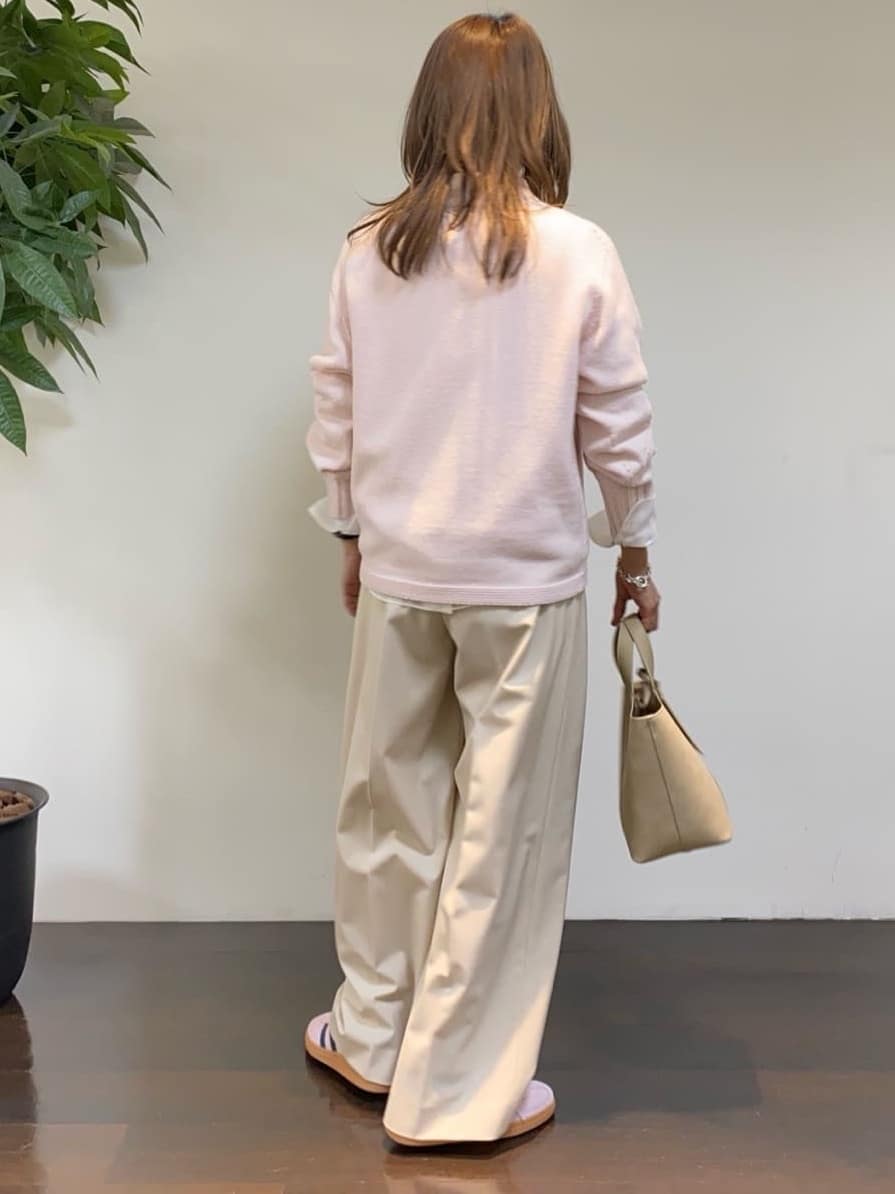 tomoさんの「UNTITLED｜【洗える】スポンディッシュ ボトルネックニット」を使ったコーディネート