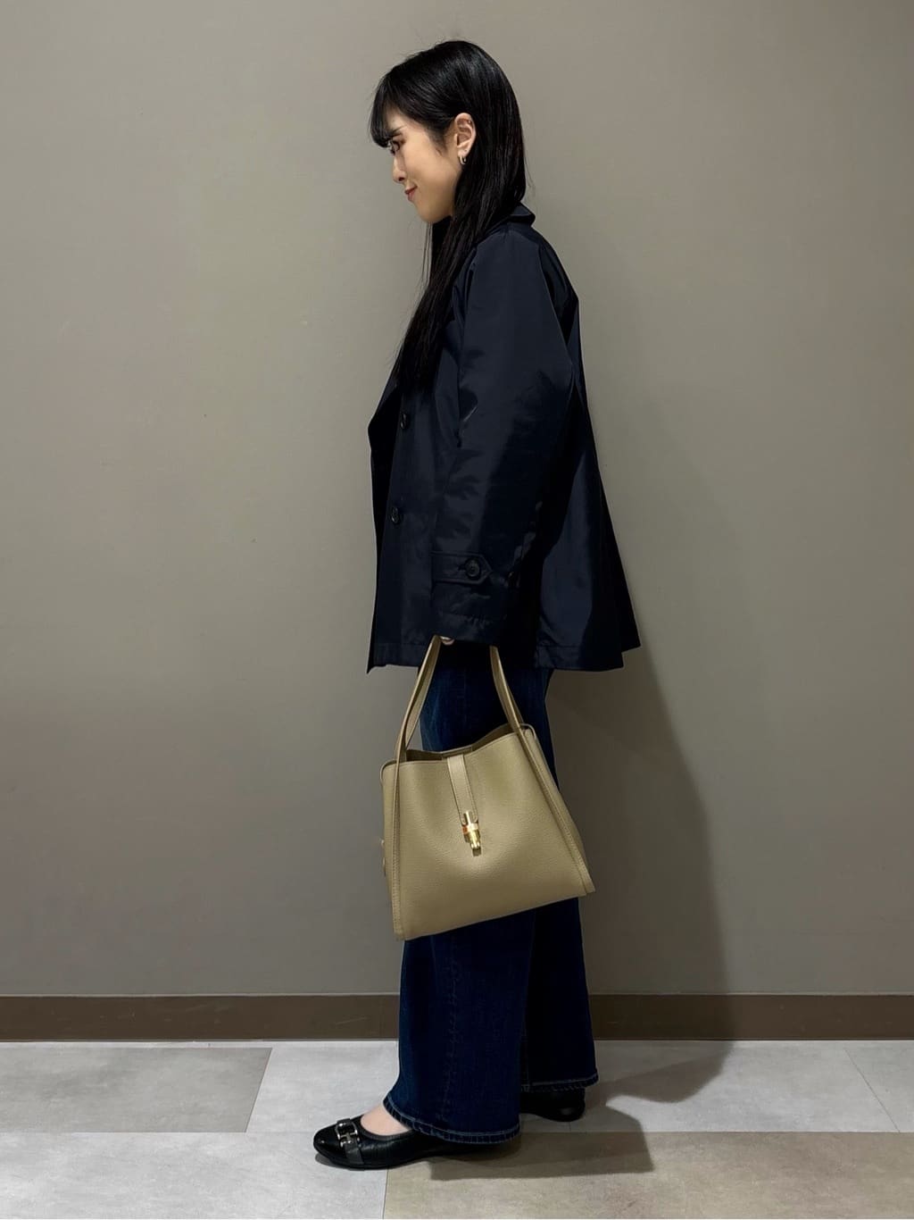 KEIKOさんの「INDIVI｜【洗える／選べる8色】トーンアップニット」を使ったコーディネート