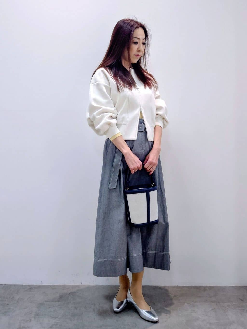 yoshiさんの「Reflect｜ダブルジップライトブルゾン」を使ったコーディネート