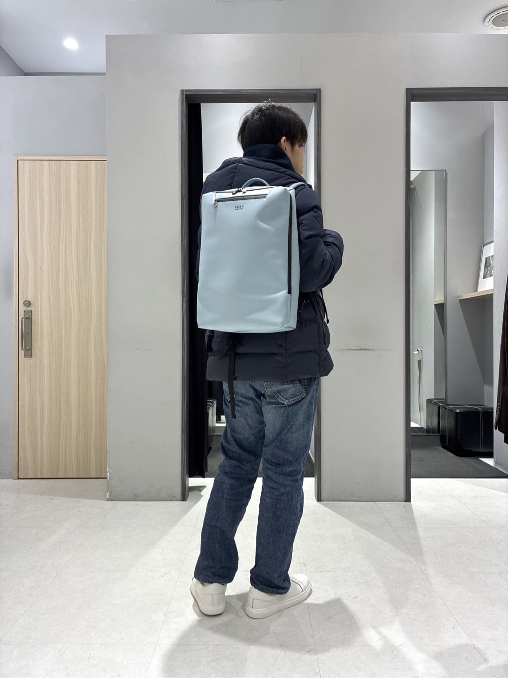 わいずみさんの「TAKEO KIKUCHI｜カラーコンビ ダウンブルゾン」を使ったコーディネート