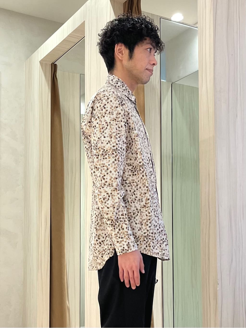 URAさんの「TAKEO KIKUCHI｜畦編みチェック プルオーバーニット」を使ったコーディネート