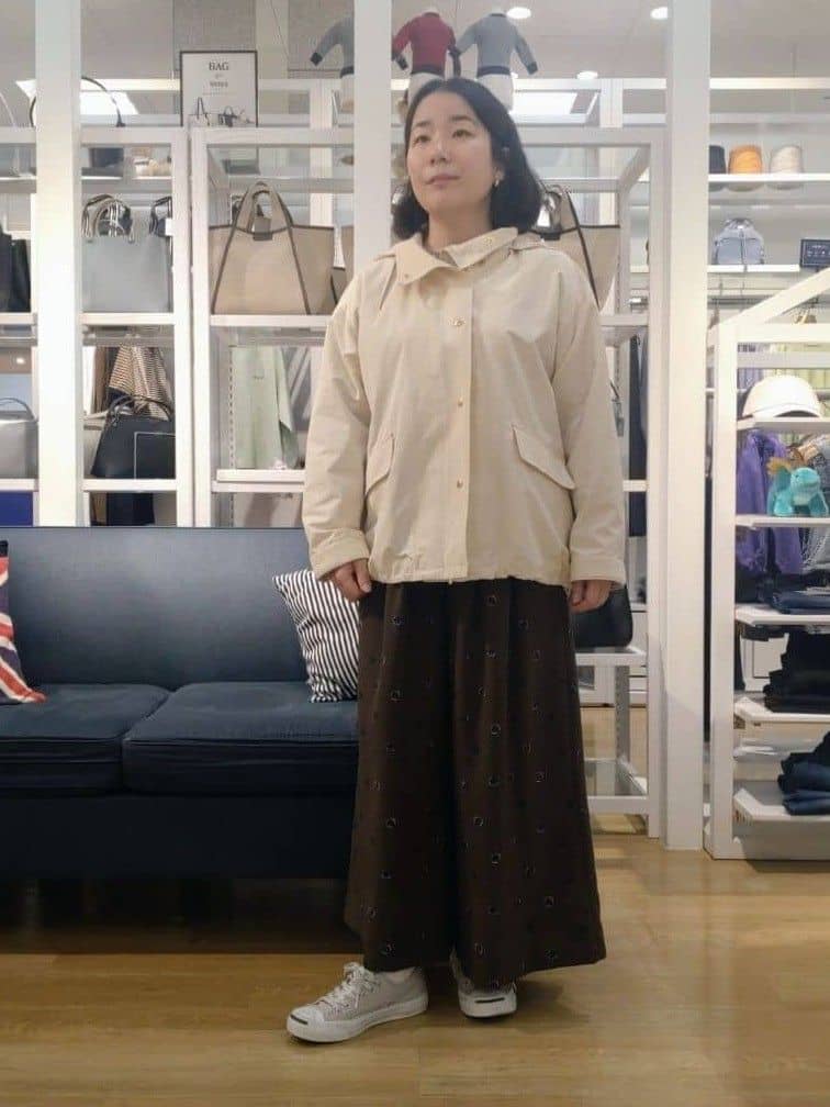 kaiさんの「Dessin｜【洗える】ドットワイドパンツ」を使ったコーディネート