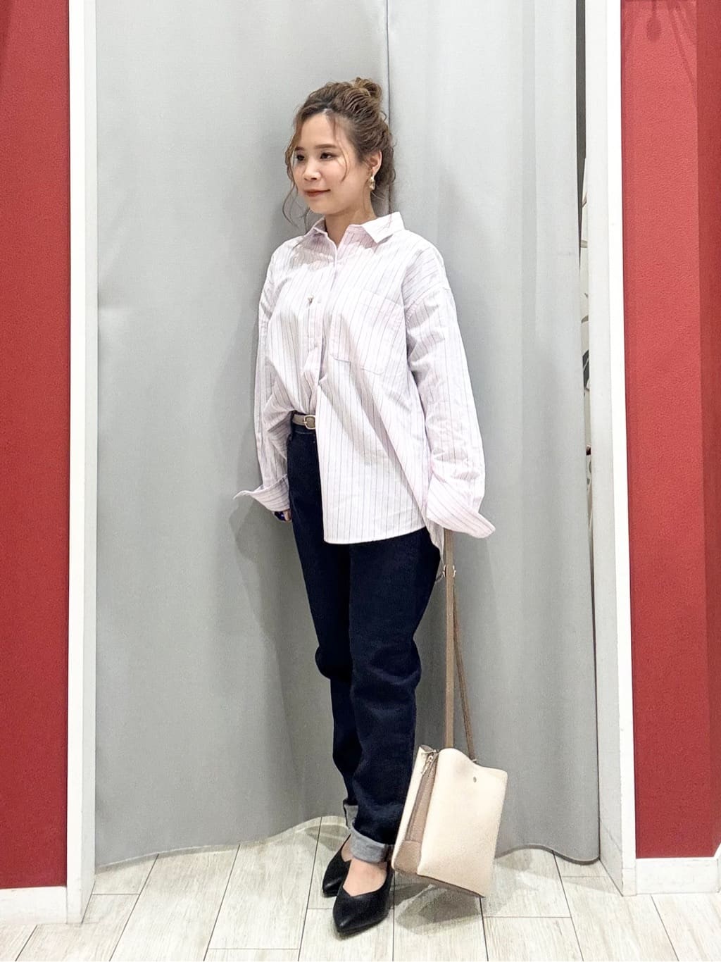 shioさんの「SHOO･LA･RUE｜【SHOO・LA・RUE DENIM】毎日使いたくなる ストレッチデニムスキニーパンツ」を使ったコーディネート
