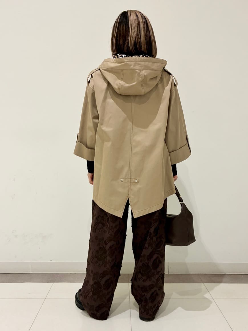 Reecoさんの「DRESSTERIOR｜【ウォッシャブル/撥水素材】Ａライン ショートモッズコート」を使ったコーディネート