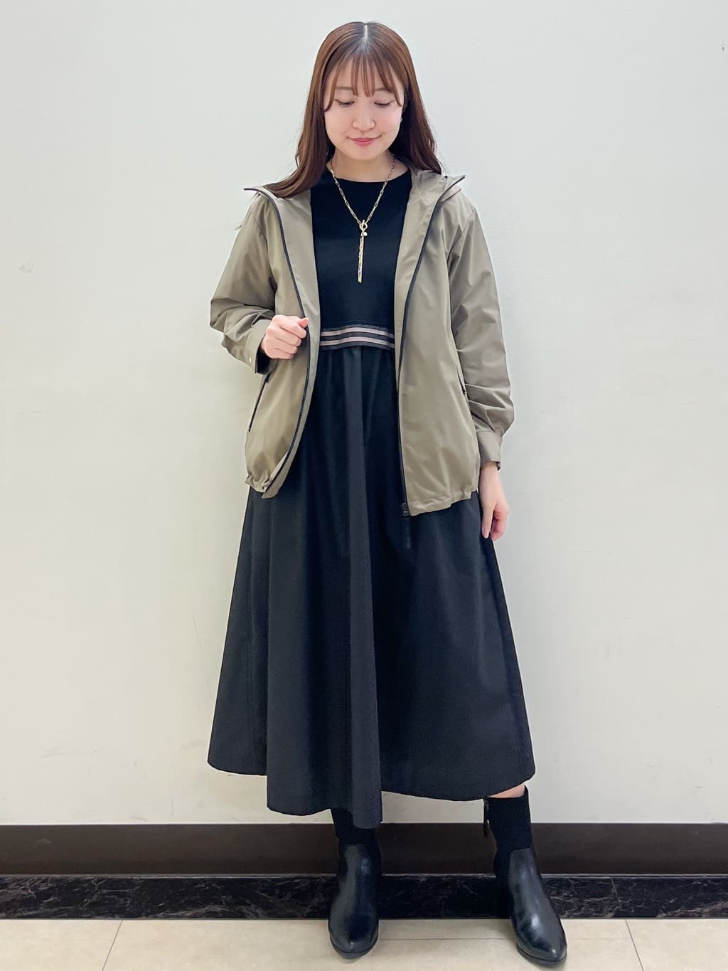 mikikoさんの「Reflect｜【ライトアウター／キレイ見え／気軽な羽織に◎】スポーティライトアウター」を使ったコーディネート