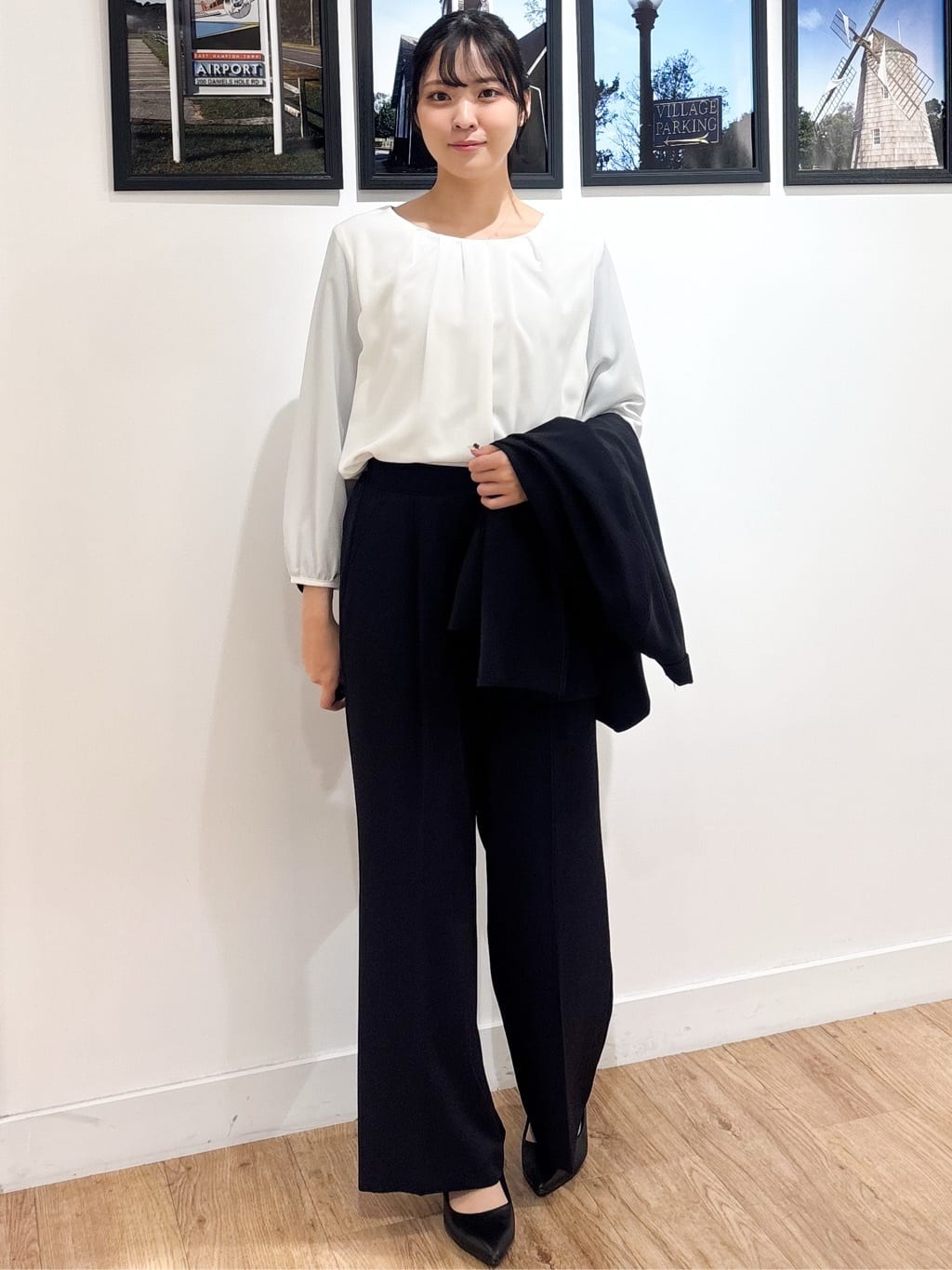 Ririkaさんの「Dessin｜【入卒/セレモニー/お仕事/セットアップ可能】ダブルジャケット」を使ったコーディネート
