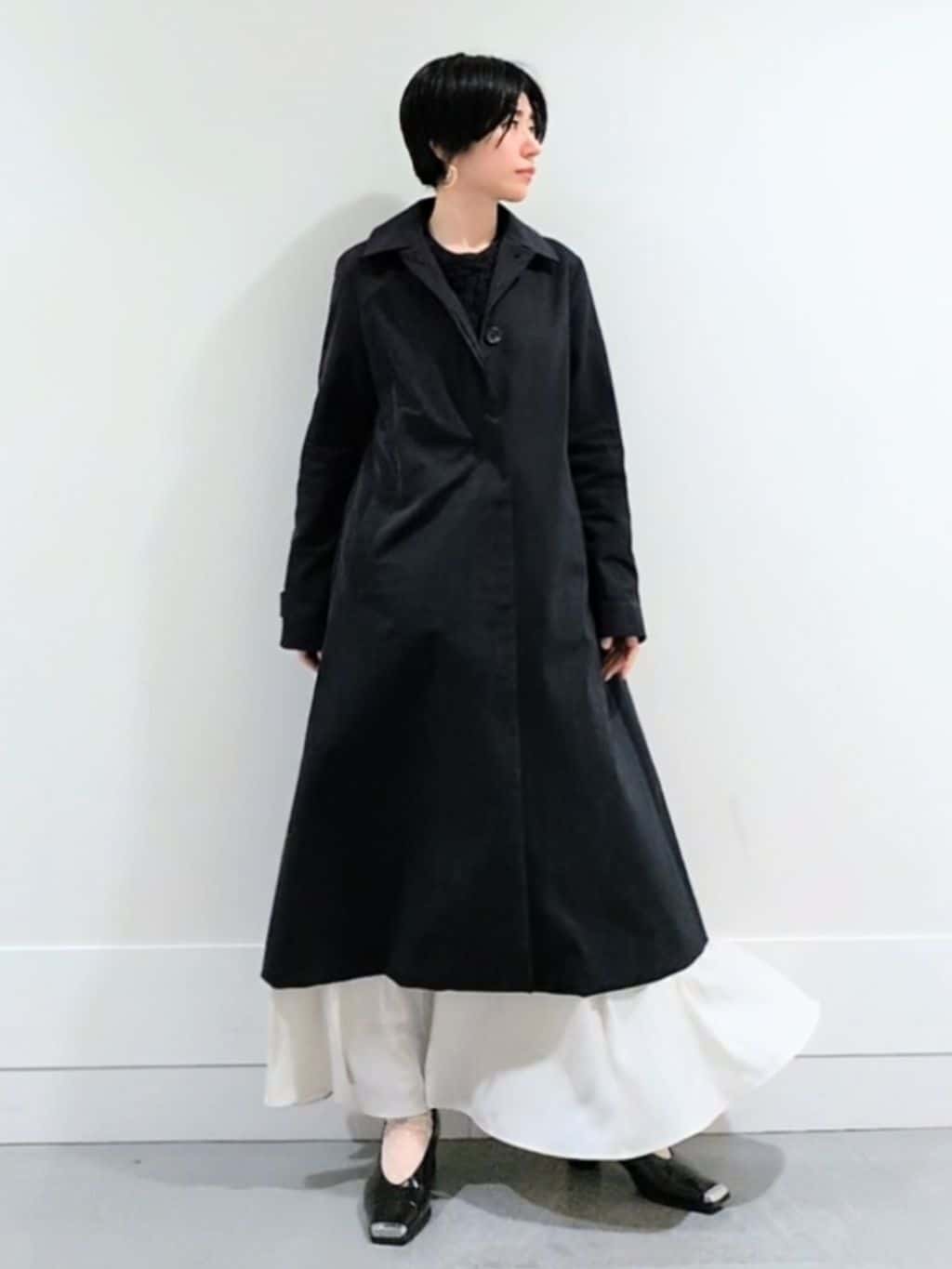 ミズタさんの「UNTITLED｜◆【はっ水/洗える】タスランステンカラーコート」を使ったコーディネート