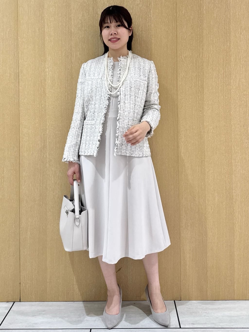 nanaさんの「UNTITLED｜【仕事着/スーツ】ファンシーツイード ジャケット」を使ったコーディネート