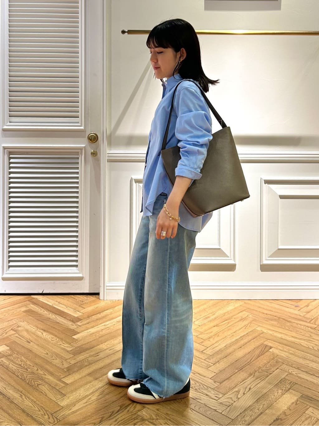 cocoさんの「DRESSTERIOR｜【通勤用/ウォッシャブル】オックスフォードシャツ」を使ったコーディネート