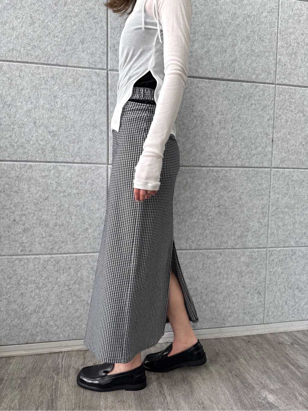 uchi__yamaさんの「CODE A｜jersey ribbon pullover」を使ったコーディネート