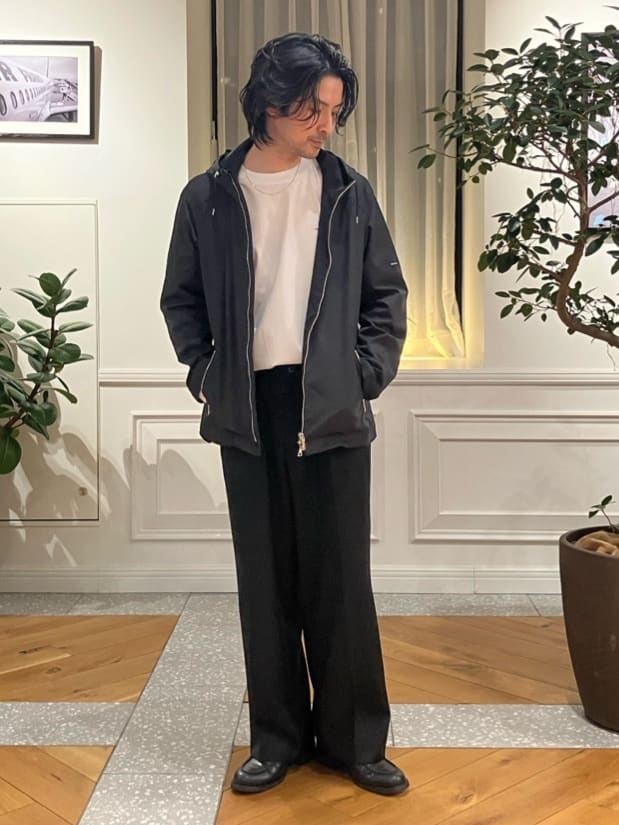 junyaさんの「DRESSTERIOR｜【撥水/透湿素材/ウォッシャブル】LIMONTA ハイスペックパーカー」を使ったコーディネート
