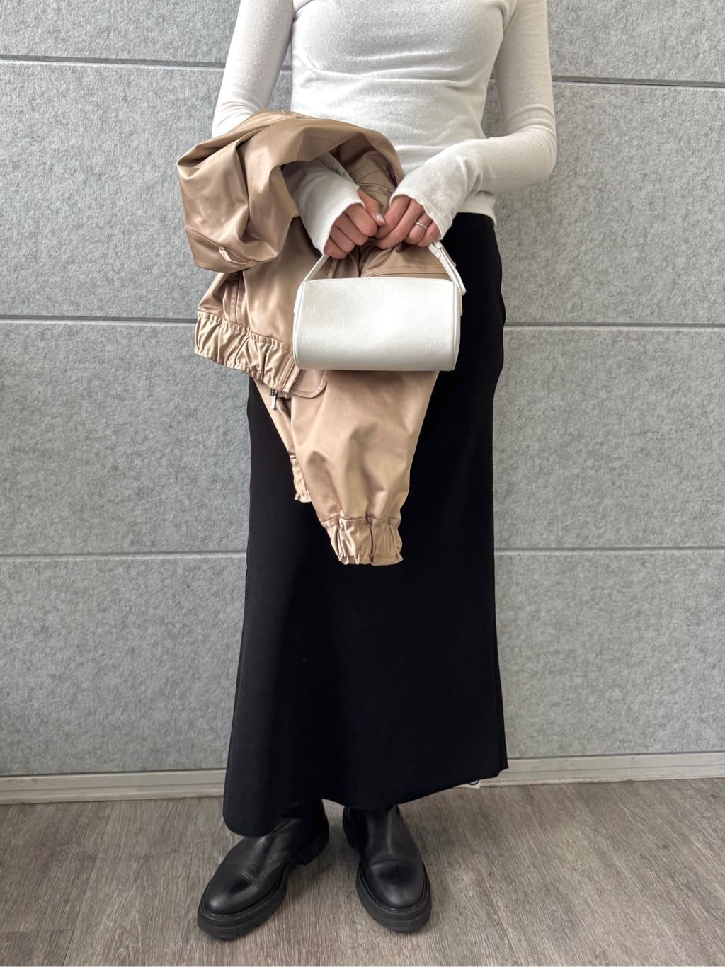 uchi__yamaさんの「CODE A｜【ReRe】easy－fit long skirt」を使ったコーディネート
