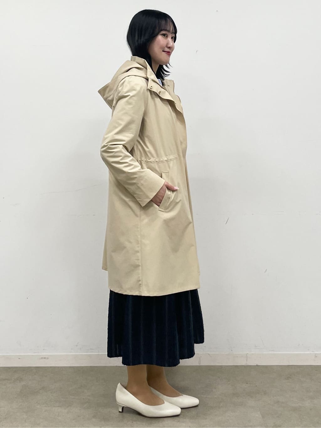 yukariさんの「Reflect｜【中綿ライナー付き】ライナー付きフーデッドロングコート」を使ったコーディネート