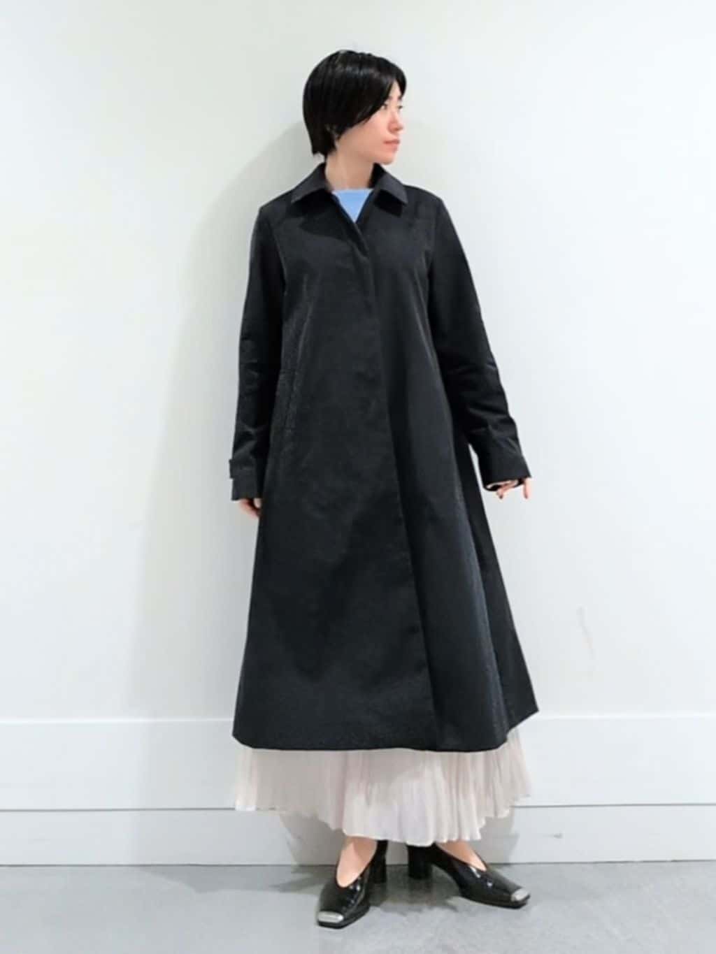 ミズタさんの「UNTITLED｜◆【はっ水/洗える】タスランステンカラーコート」を使ったコーディネート
