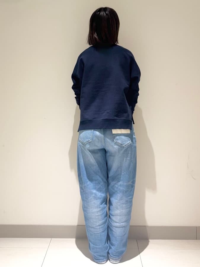 Liriさんの「Dessin｜【洗える】ワイドカーブシルエット12OZデニム」を使ったコーディネート