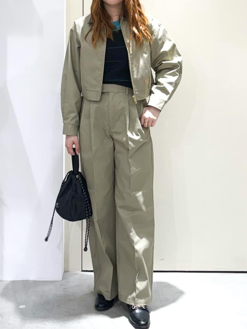 sayaさんの「OPAQUE.CLIP｜【Dickies(R)&times;OPAQUE.CLIP】ステンカラーブルゾン」を使ったコーディネート