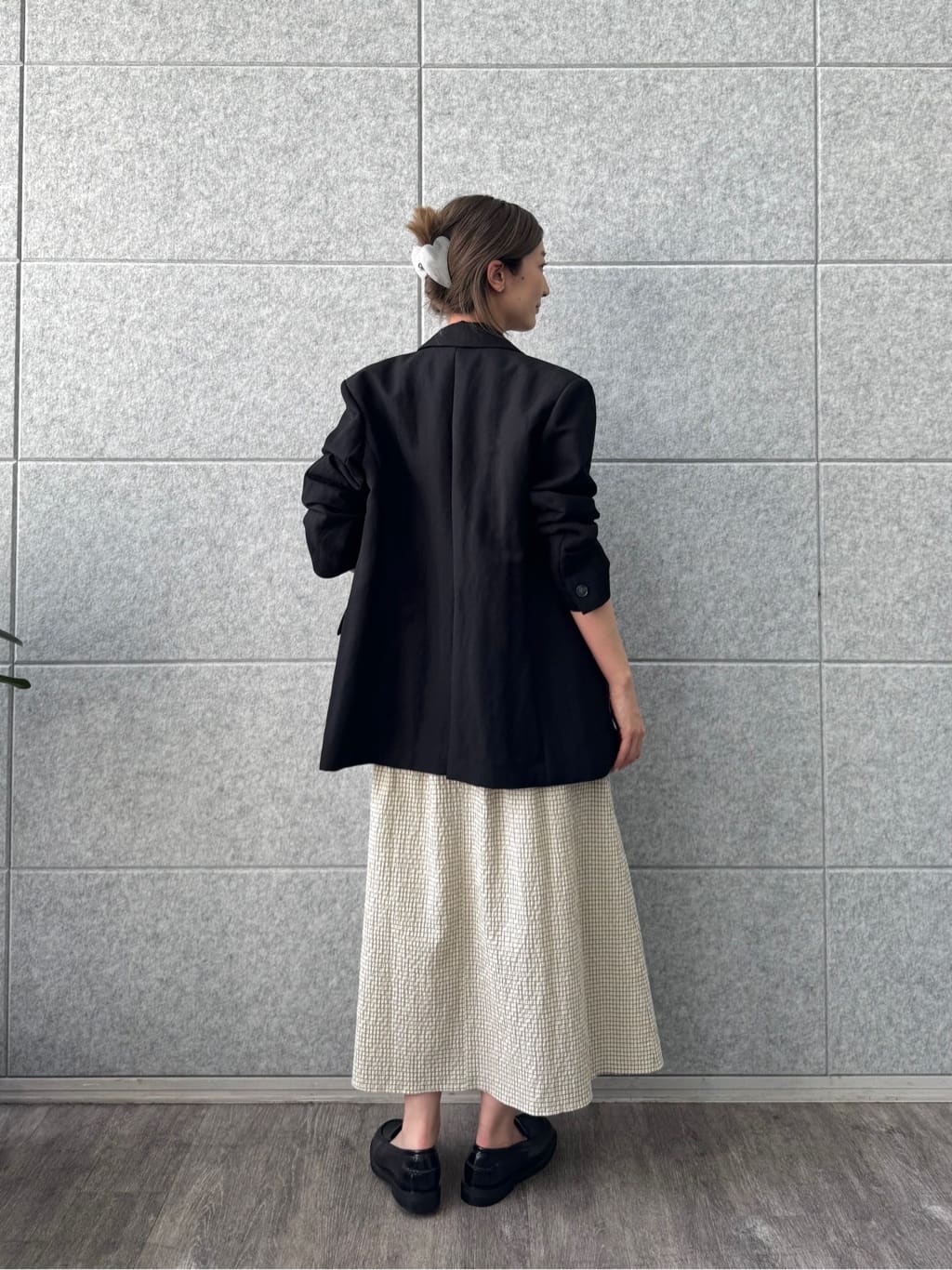 uchi__yamaさんの「CODE A｜shoulder ribbon dress」を使ったコーディネート