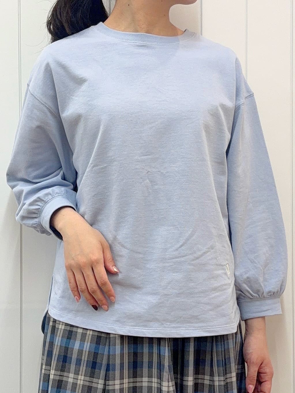 Mayaさんの「Dessin｜【軽量】スエードライク巾着バケツバッグ」を使ったコーディネート