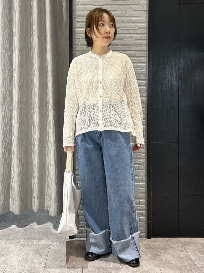 ga_riさんの「THE SHOP TK｜【通勤にもデイリーにも】CAVIAN 金ボタンダブルブレストジャケット」を使ったコーディネート