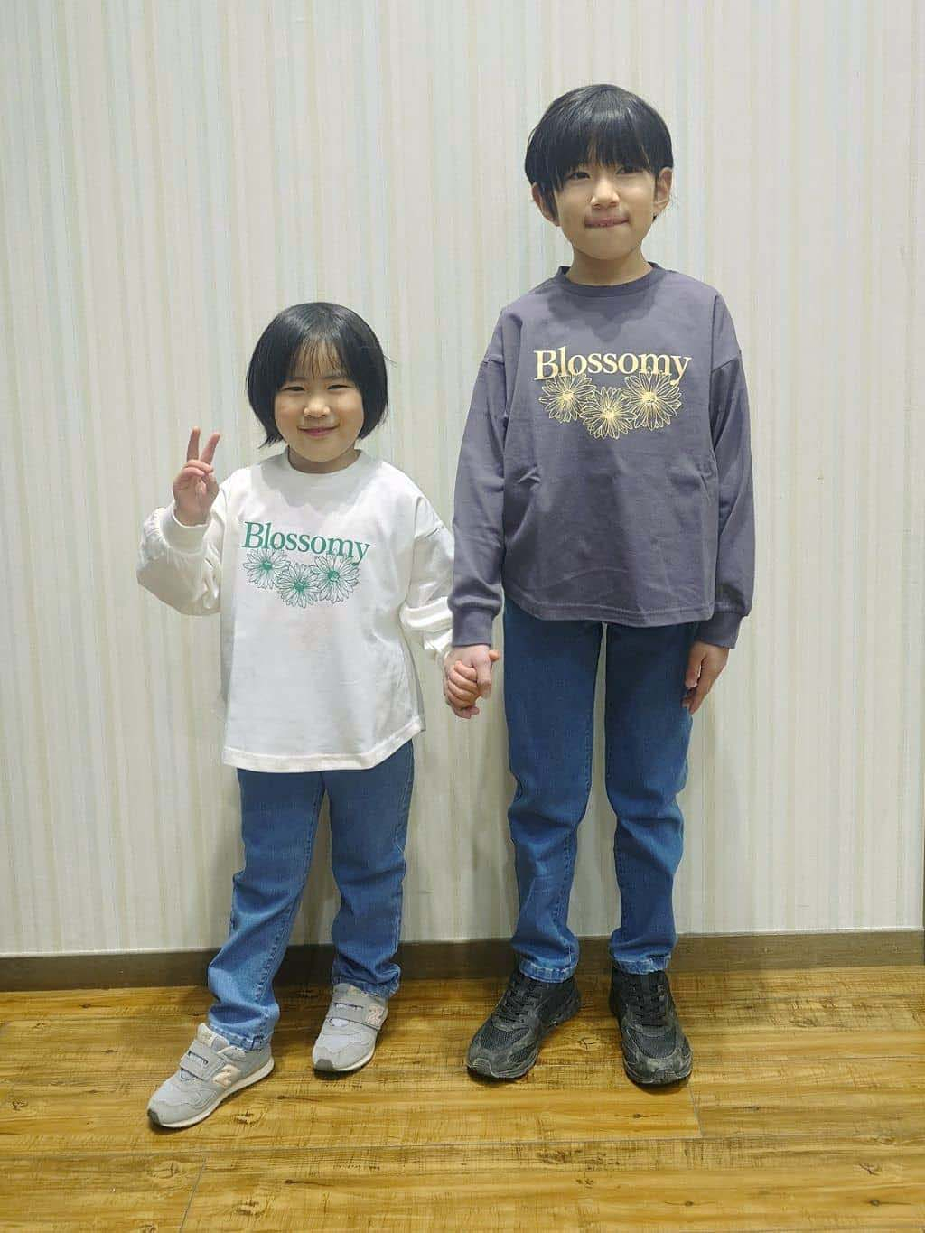Yuiさんの「SHOO･LA･RUE｜【100-150cm/選べる2柄】プリントアソート裾ラウンドロンT」を使ったコーディネート