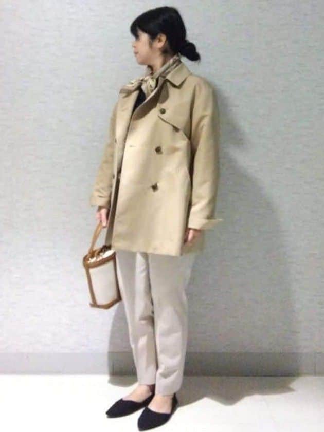 sakoさんの「Reflect｜【オン・オフ着回しやすい◎】ダブルブレストジャケット」を使ったコーディネート