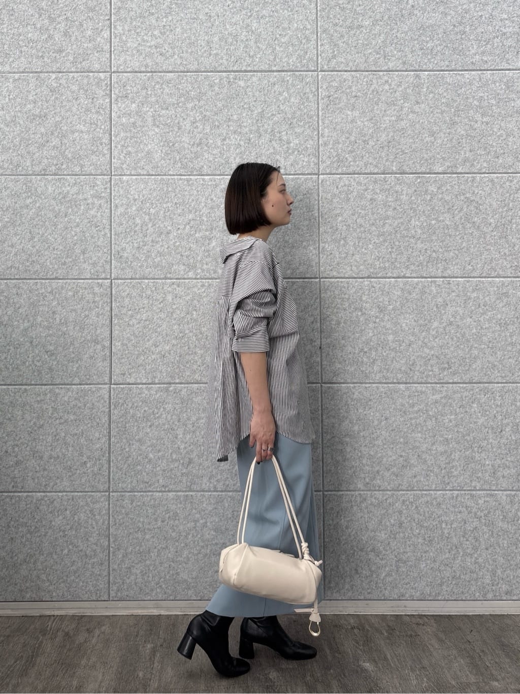 ayanoさんの「INDIVI｜Timeless｜ビッグポケットフォルムシャツ【接触冷感】」を使ったコーディネート