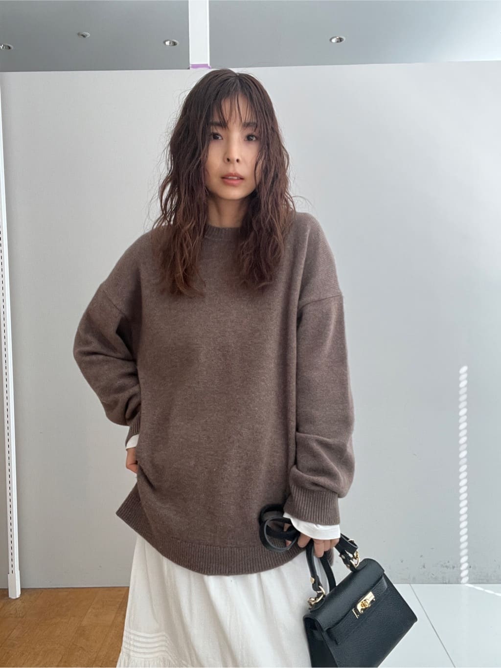 misaさんの「DRESSTERIOR｜◆【干場義雅&times;DRESSTERIOR】ウールカシミヤニット」を使ったコーディネート
