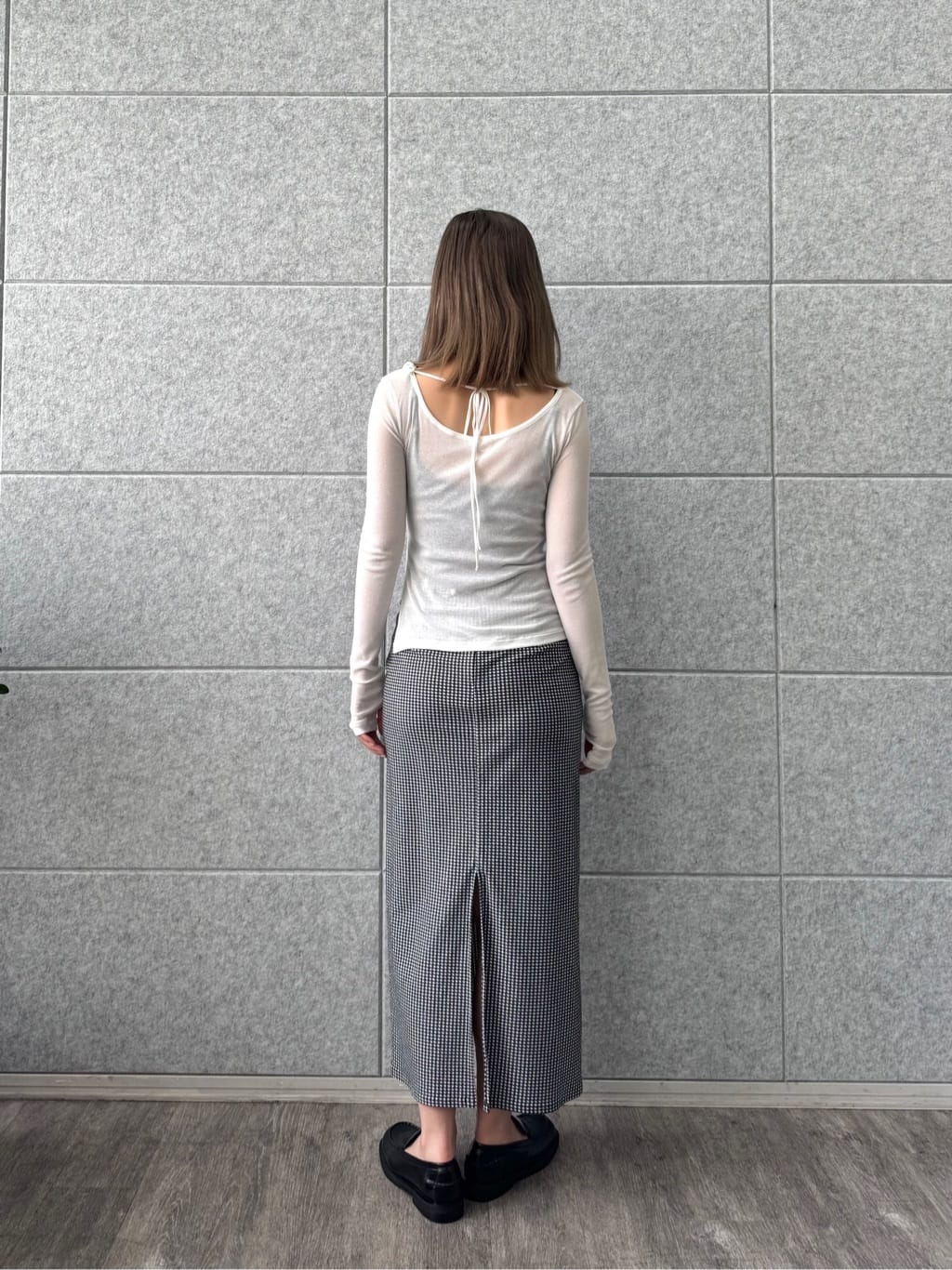 uchi__yamaさんの「CODE A｜jersey ribbon pullover」を使ったコーディネート