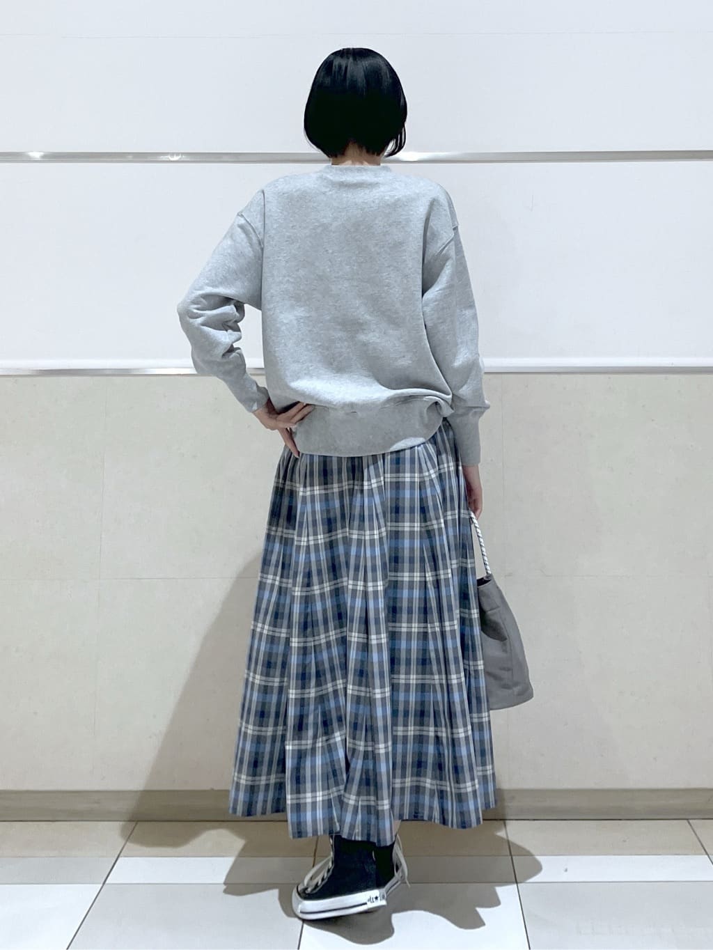 eriko さんの「Dessin｜【洗える】オーガニックコットン裏毛ロゴスウェット」を使ったコーディネート