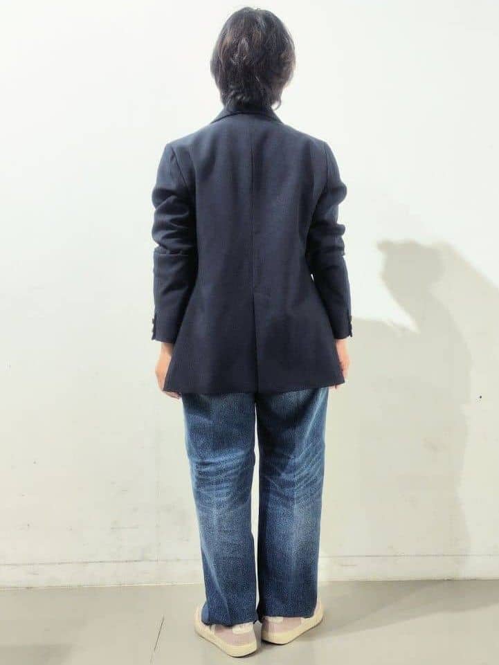 kodamaさんの「THE SHOP TK｜【通勤にもデイリーにも】CAVIAN 金ボタンダブルブレストジャケット」を使ったコーディネート