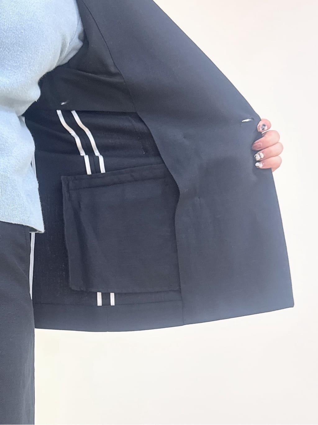 なかもとあきさんの「DRESSTERIOR｜【セットアップ可】リネンブレンドダブルブレストジャケット」を使ったコーディネート