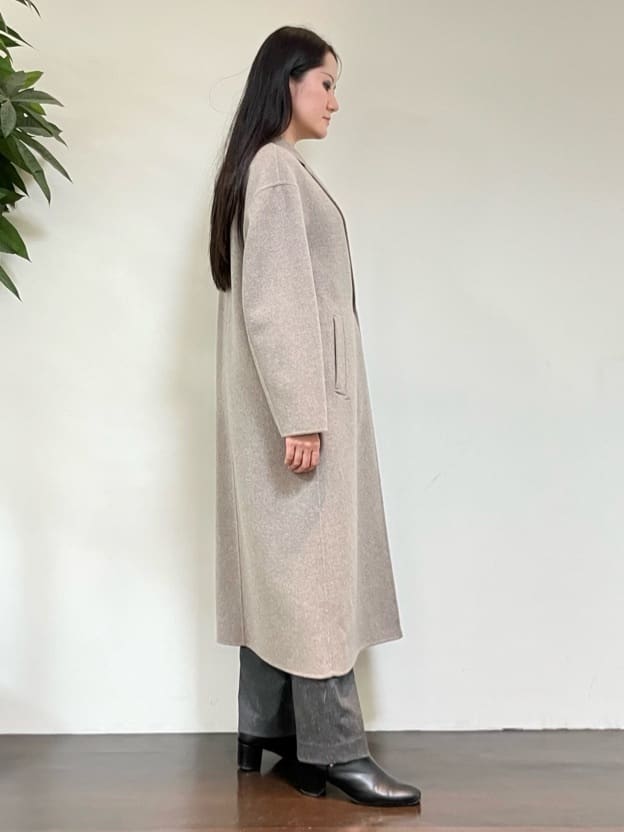 カレンさんの「UNTITLED｜【8色展開／コンパクト丈】レーヨン混 コクーンニット」を使ったコーディネート