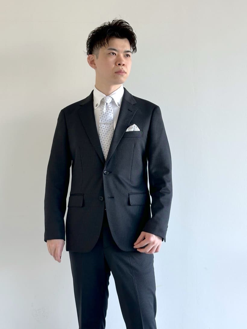 イッシーさんの「TAKEO KIKUCHI｜【BOWLER HAT LABEL】ピンヘッドジャージ ジャケット」を使ったコーディネート