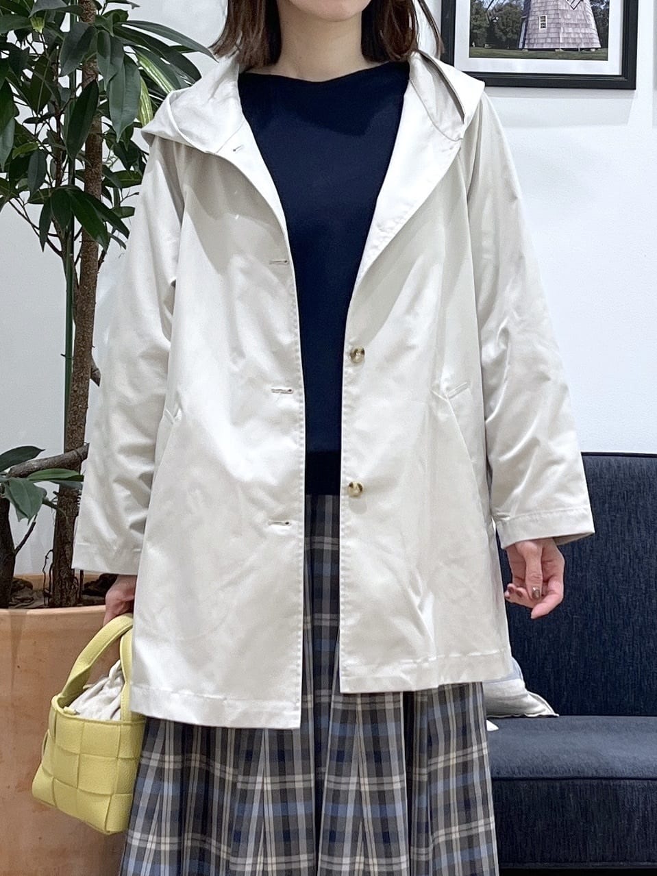 canaさんの「Dessin｜【洗える】後ろボタンニットプルオーバー七分袖」を使ったコーディネート