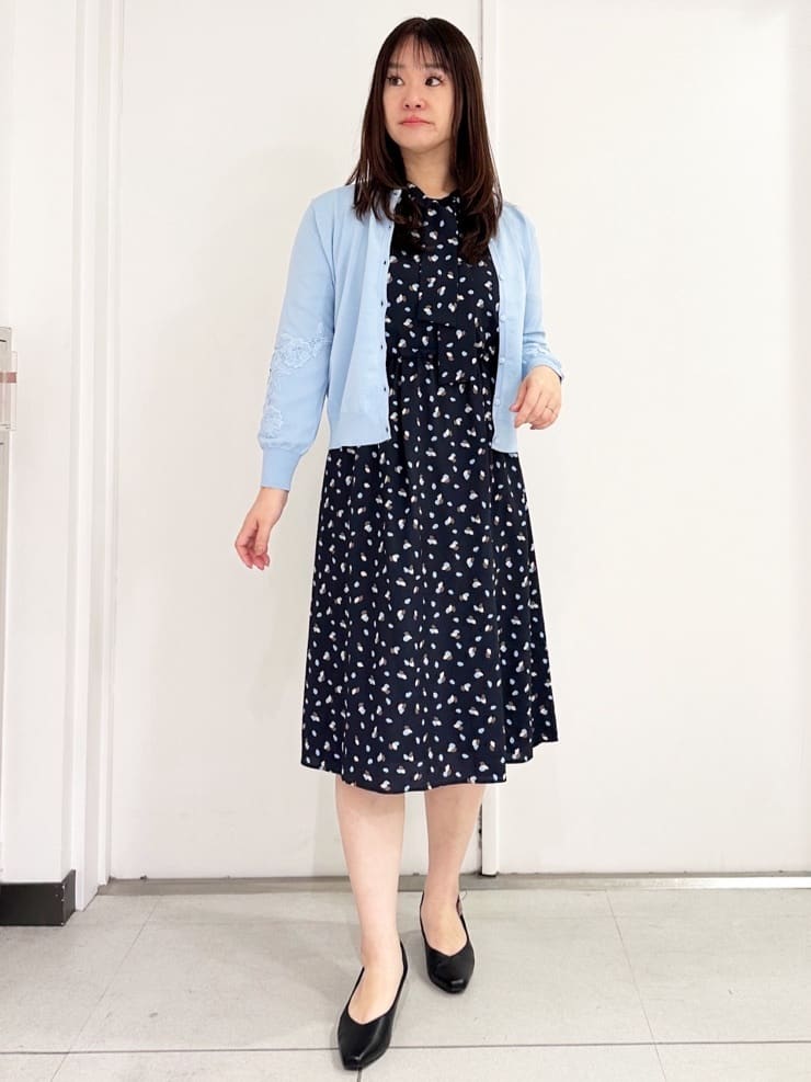 miさんの「Reflect｜レースデザインスリーブカーディガン」を使ったコーディネート