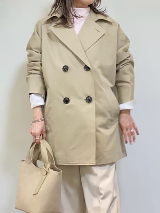 tomoさんの「UNTITLED｜【洗える】スポンディッシュ ボトルネックニット」を使ったコーディネート