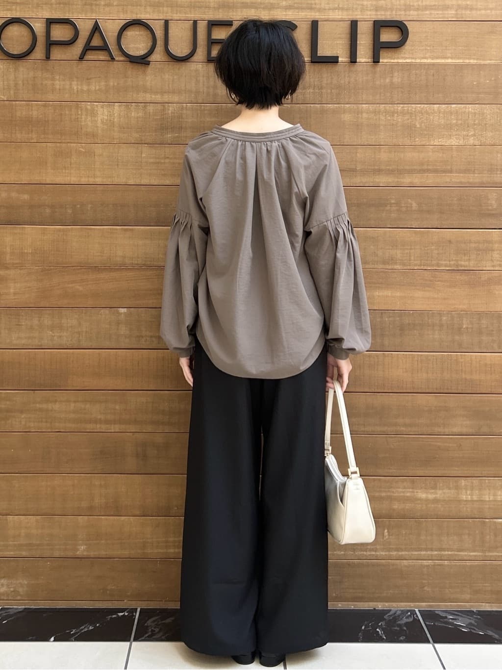 ゆうあさんの「OPAQUE.CLIP｜スラッシュポケットショルダーバッグ」を使ったコーディネート