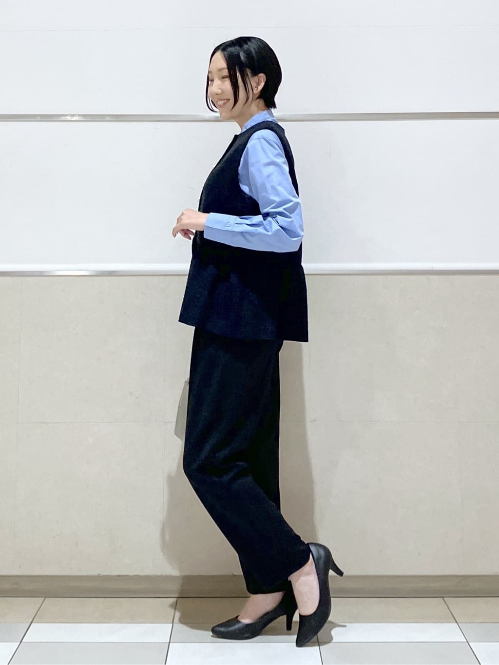 eriko さんの「Dessin｜【入卒/セレモニー】パール調ボタンベスト」を使ったコーディネート