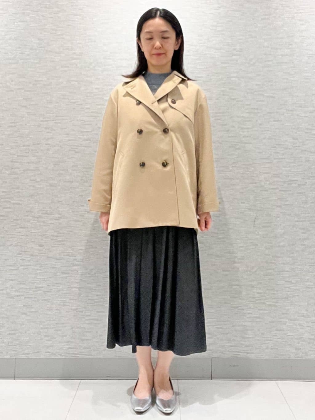 marikoさんの「Reflect｜【オン・オフ着回しやすい◎】ダブルブレストジャケット」を使ったコーディネート