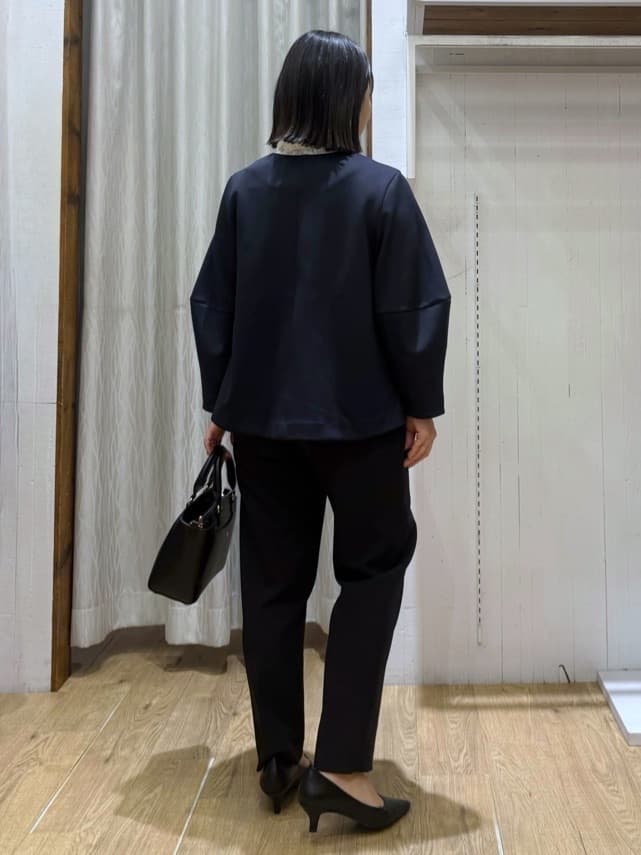 chさんの「THE SHOP TK｜【通勤にもカジュアルにも】ギャザーリボンタイブラウス」を使ったコーディネート