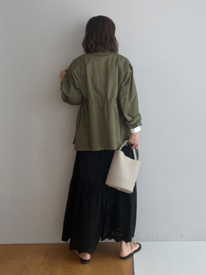 misaさんの「DRESSTERIOR｜【ウォッシャブル】コンパクトコットンミリタリーブルゾン」を使ったコーディネート